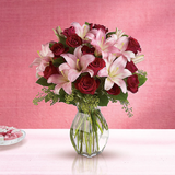 Lavish Love Bouquet With Long Stemmed Red Roses